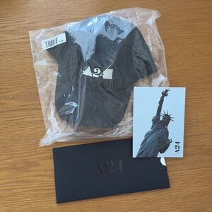 A24 Bauhaus Logo Hat in Black